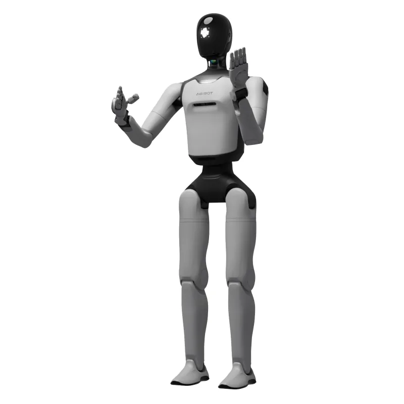 AgiBot A3 Ultra humanoid robot, waving pose