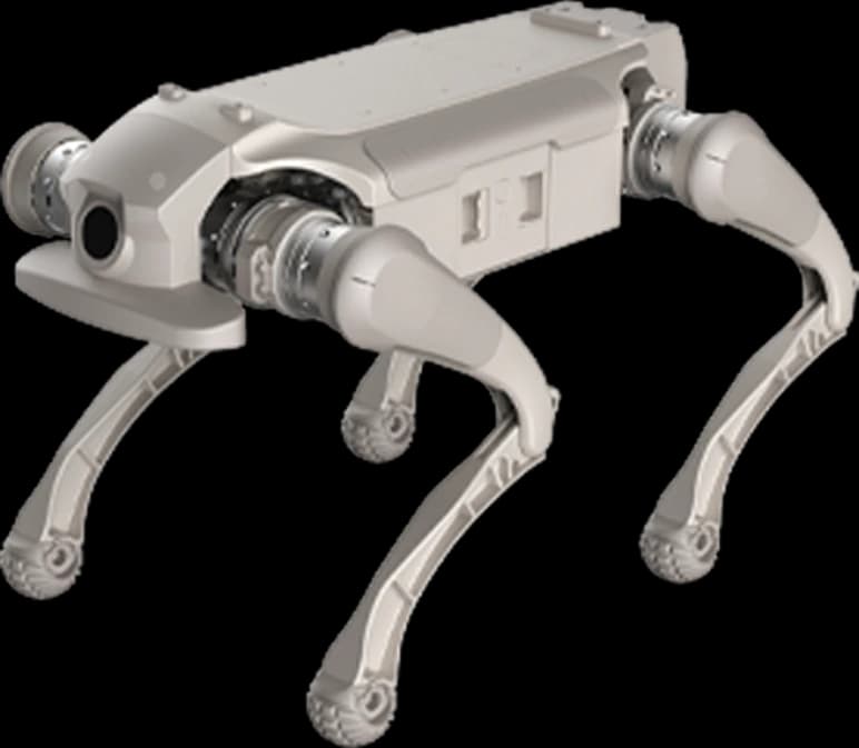 AgiBot D1 Ultra köpek robot, yandan görünüm