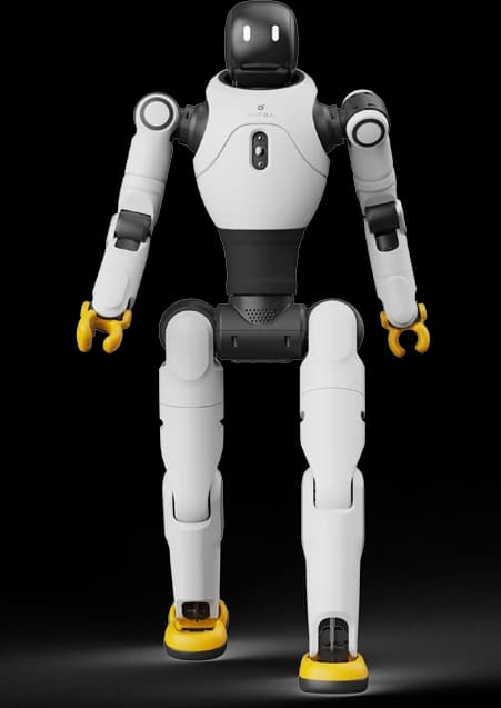 AgiBot X2 kompakt insansı robot, tam boy önden görünüm