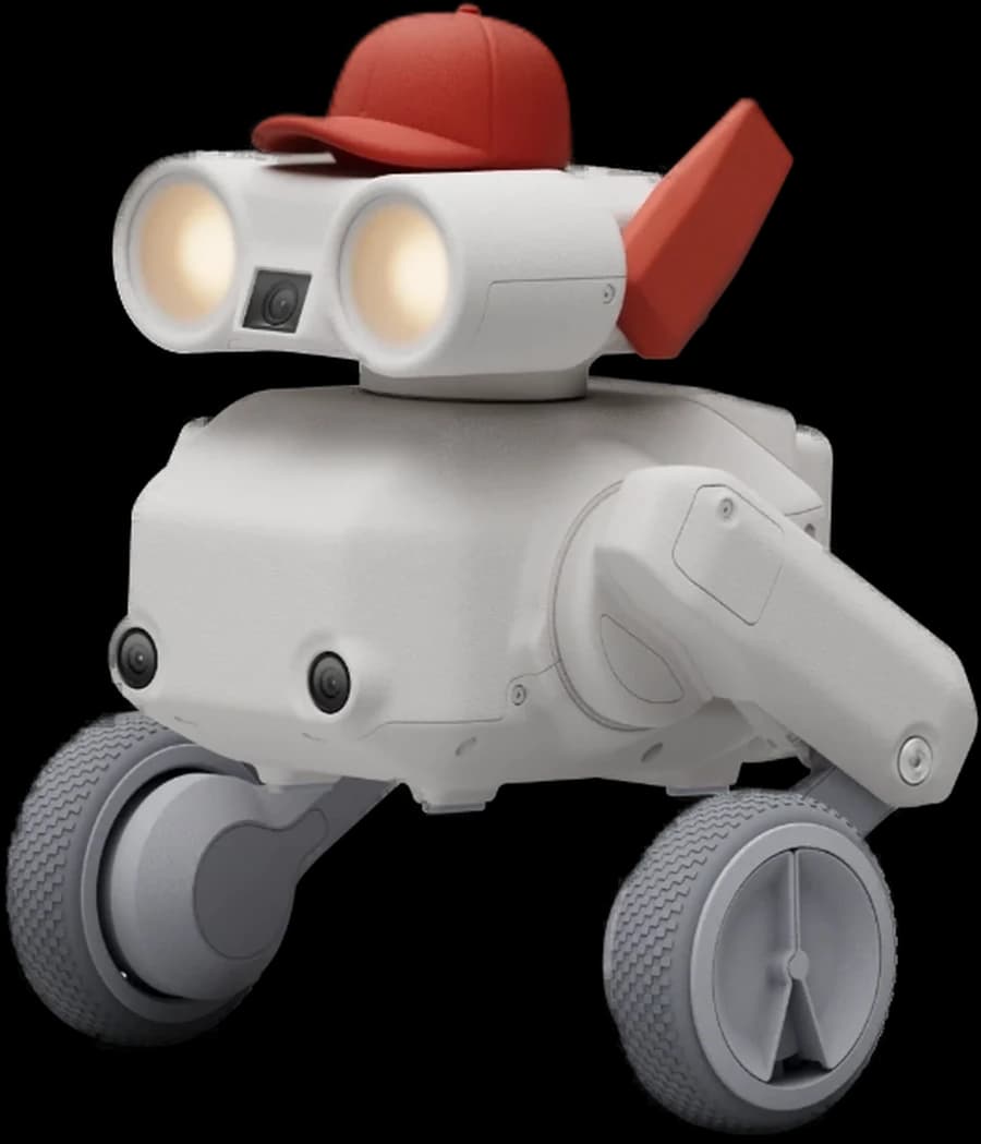 Mondo Beni kamera robotu, önden görünüm