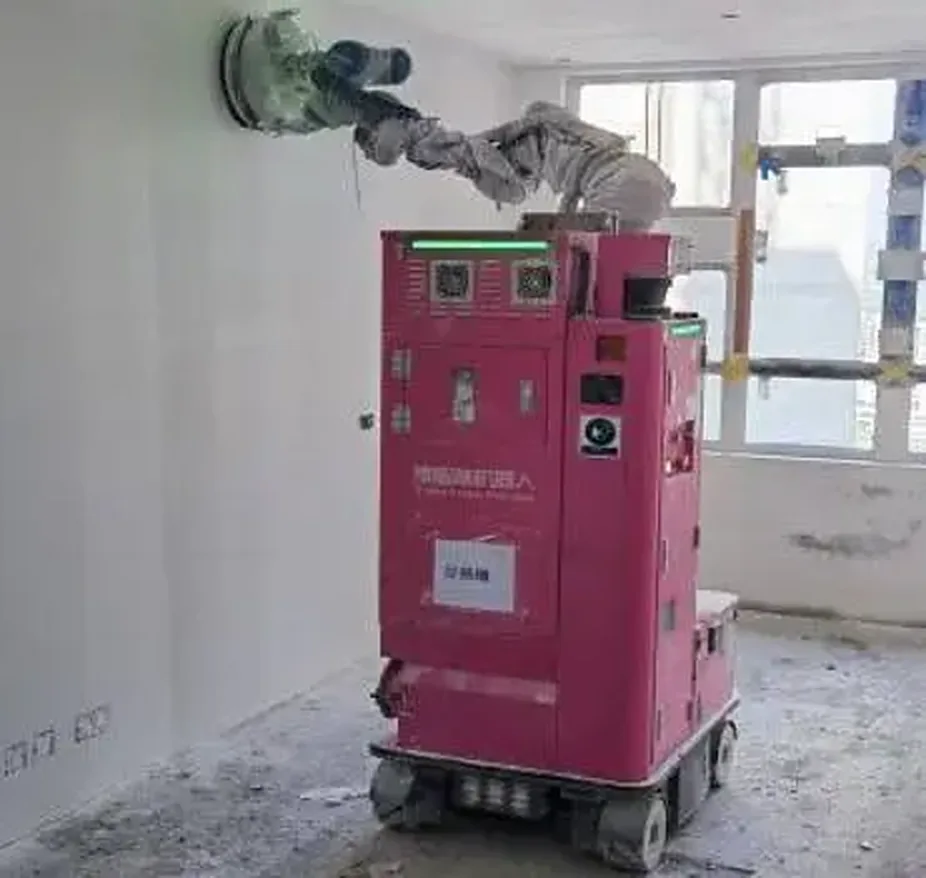 Kaplama robotuyla dönüşümlü