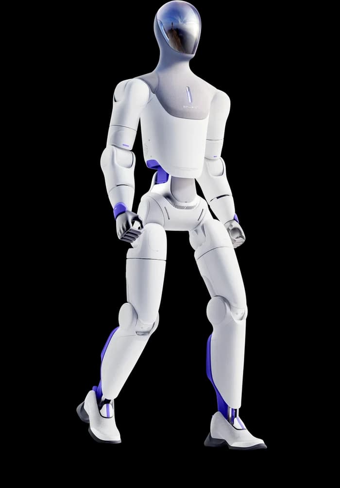 Galbot ET1 etkileşim insansı robotu, önden görünüm