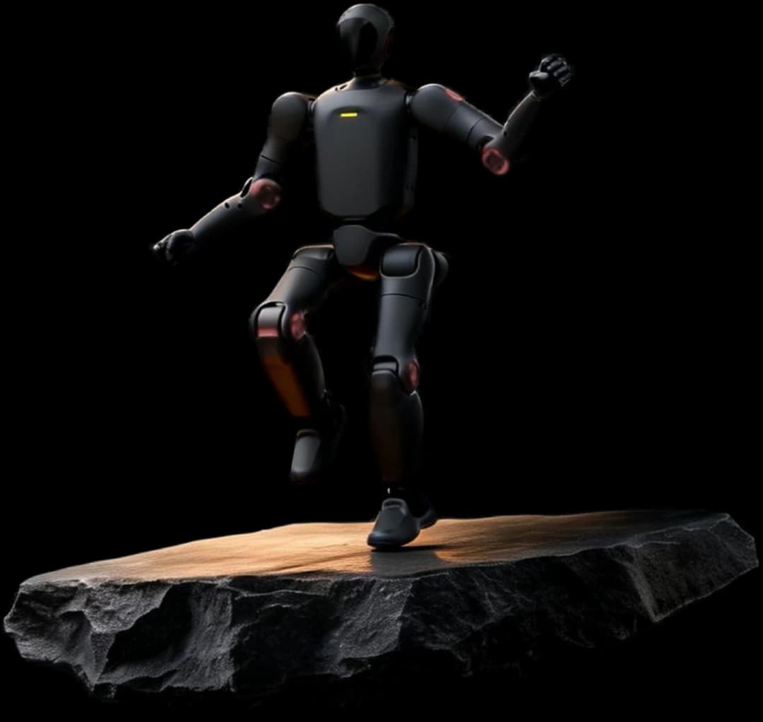 PrimeBOT Q1 kompakt insansı robot, tam gövde görünüm