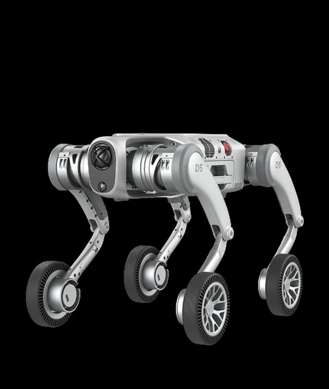 Pudu D5-W Tekerlekli Bacaklı Teslimat ve Denetim Robotu