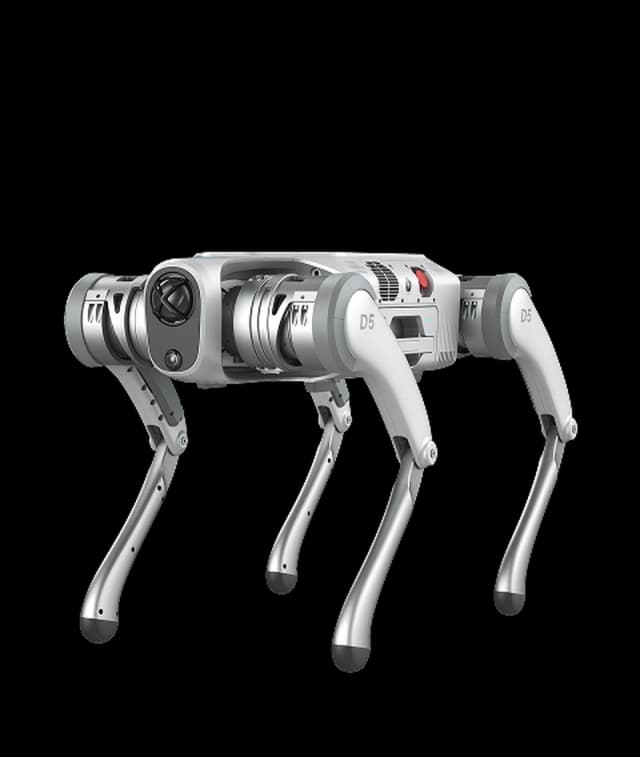 Pudu D5 Endüstriyel Dört Ayaklı Teslimat ve Denetim Robotu
