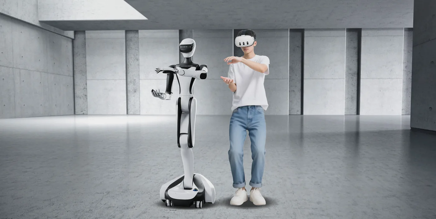 Eldiven ve VR ile teleoperasyon