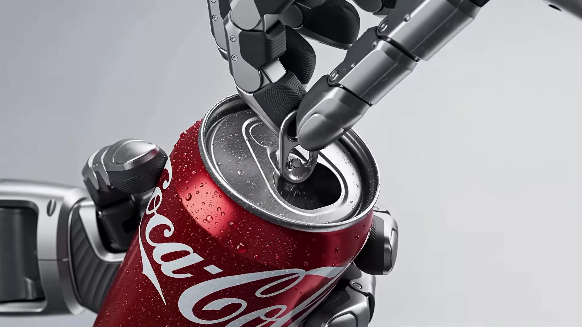 Opens a drink can's pull tab with a single finger.