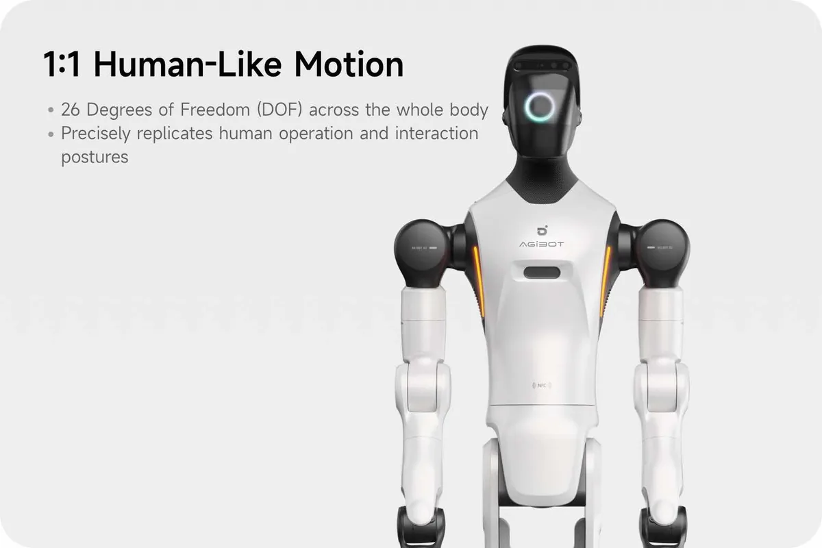 AgiBot G2, Bire Bir İnsan Benzeri Hareket